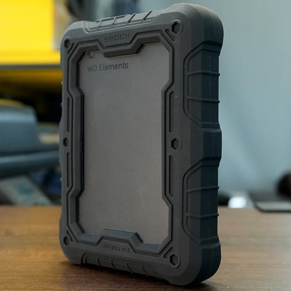 FATBEAR Rugged Shockproof Armor Protective Shell Skin Case Cover for Western Digital WD Elements SE HDD Hard Disk Drive