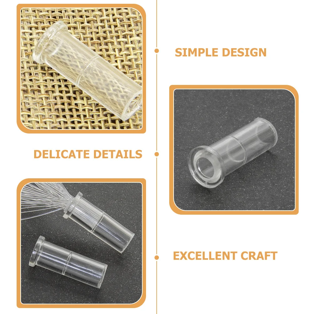 

50pcs Optical Lamp String Sleeves Plastic Fiber Light Fixing Socket Replacement For Optical Night Lamp Party Decor Accessories