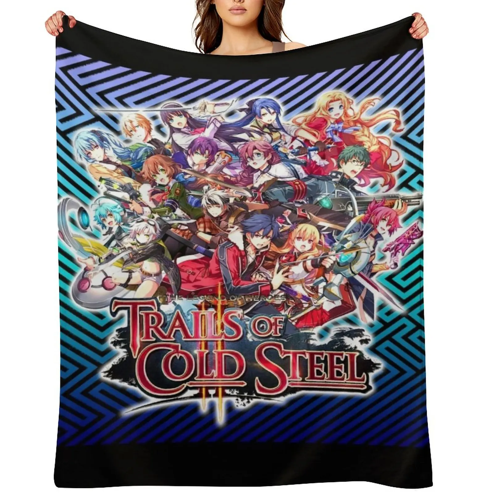 

trails of cold steel Throw Blanket valentine gift ideas Blankets Sofas Of Decoration Vintage Luxury Blankets