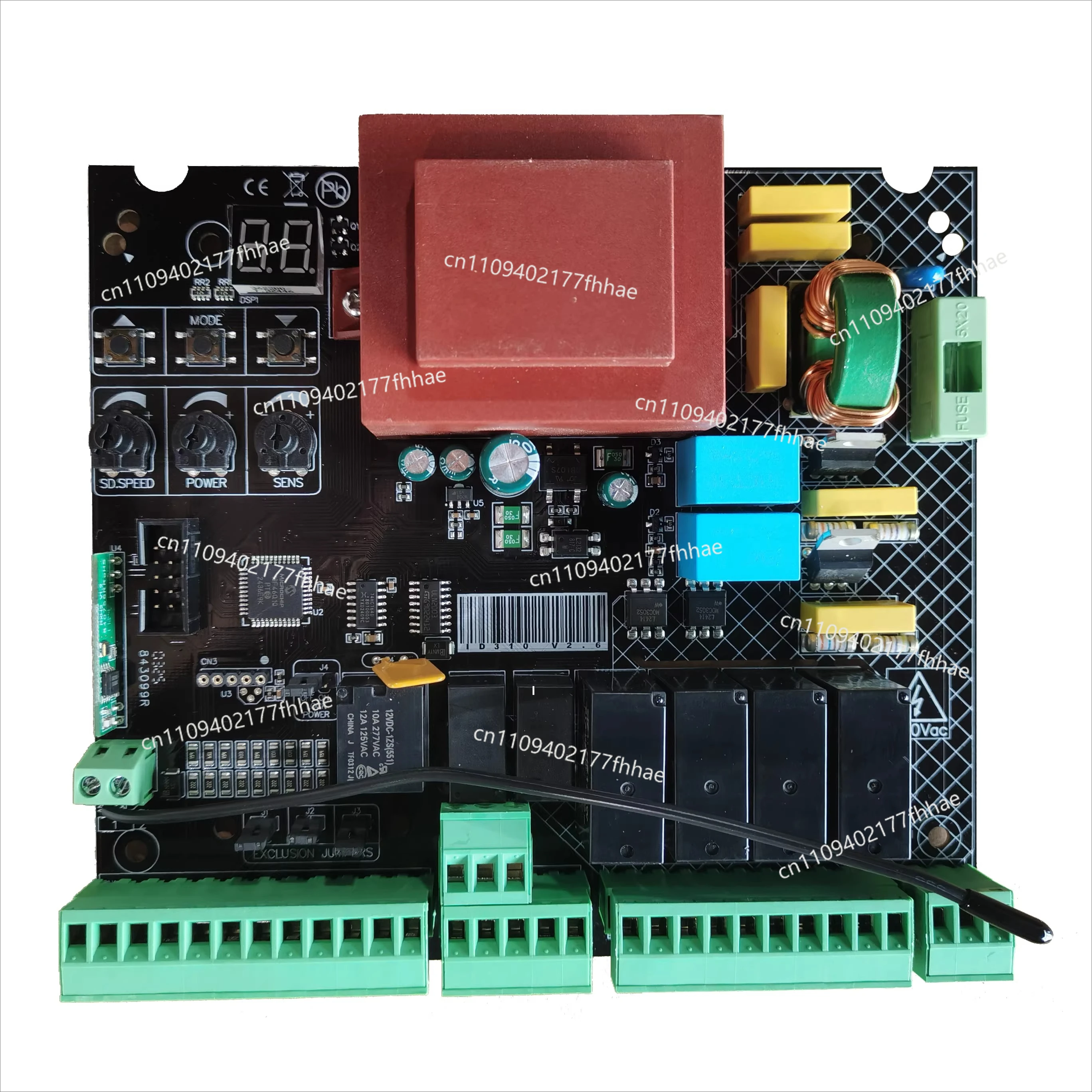 Universal AC220V Swing Gate Figure 8 Gate Opener Straight Arm Type Circuit Board Motor Controller Motherboard Accessories