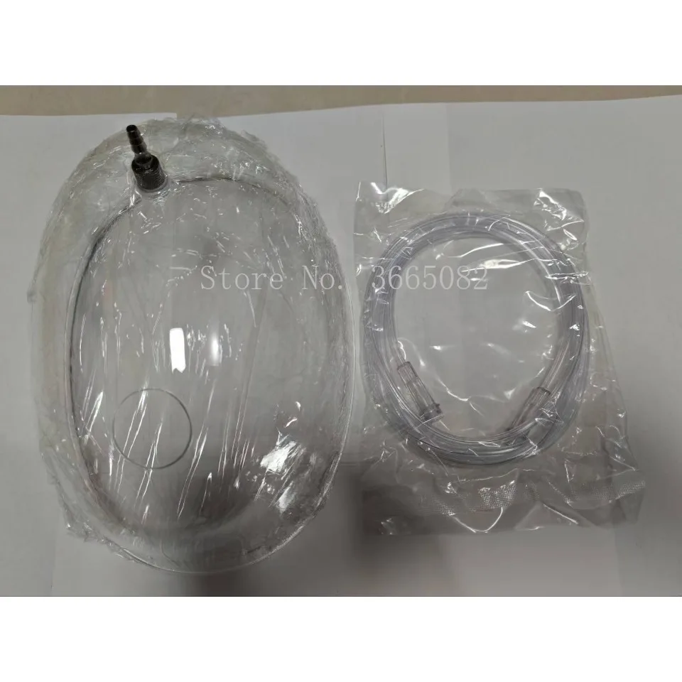 Oxygen Injector Full Face Mask For Face Skin Beauty SPA Transparent Whole Face Cover For Oxygen Injector Oxygen Concentrator