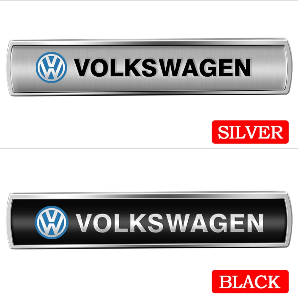 Car styling 3D Aluminum alloy car stickers decals emblem decorations badge auto accessories For Volkswagen VW GOLF Polo Tiguan