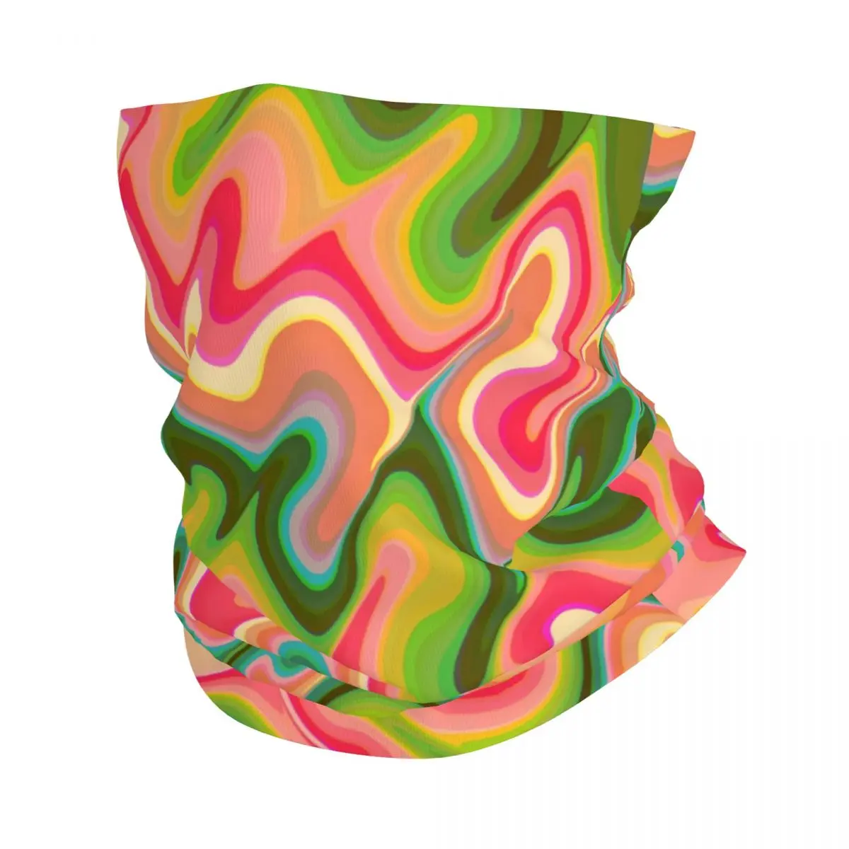 Squiggles Doodles Shapes Abstract Art Bandana Neck Cover Printed Wrap Mask Scarf Multi-use Balaclava Unisex Adult Windproof