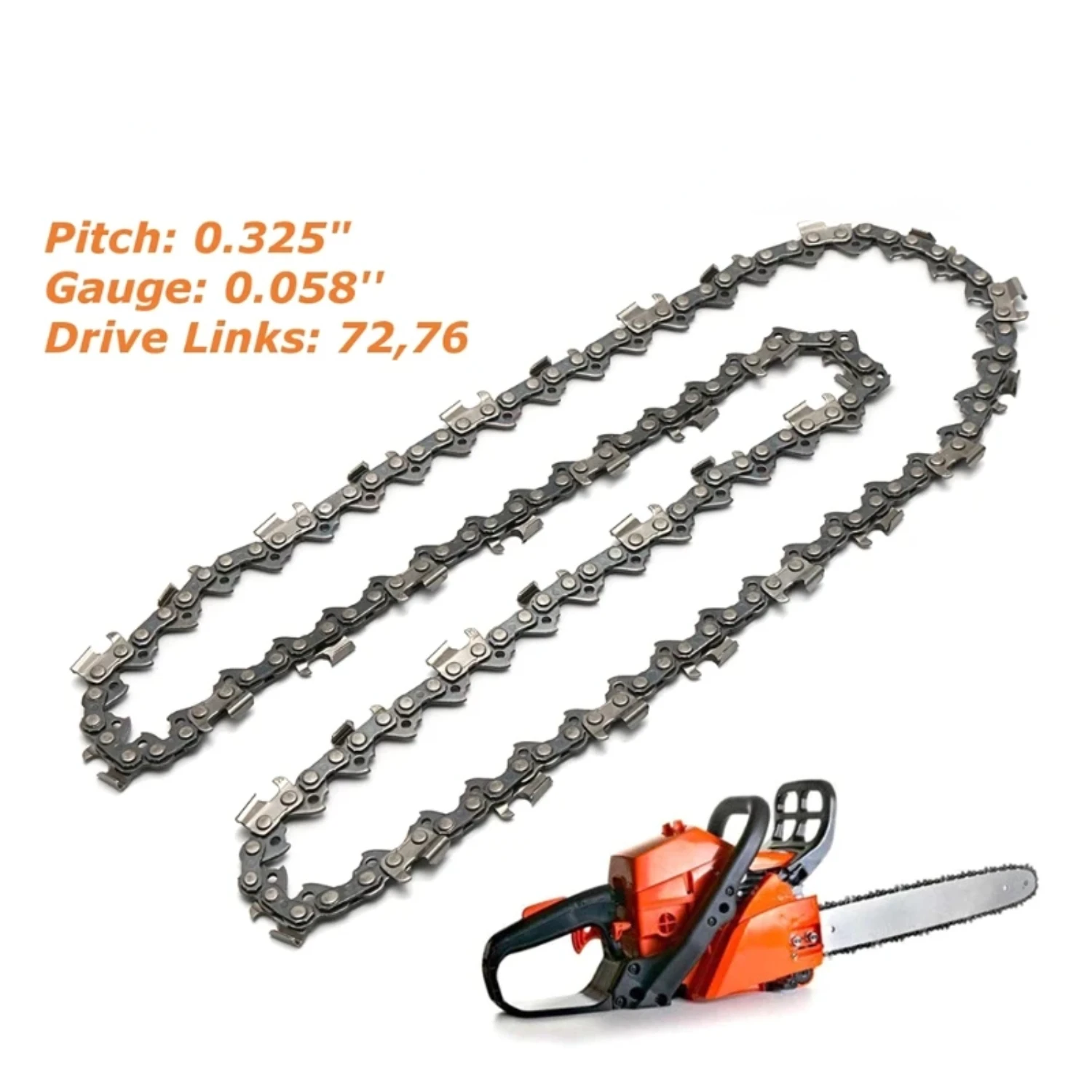 Superior Efficiency High-Quality 18-Inch Chain Link Chainsaw for MS170 MS180 MS190 MS200 - Precision and Accuracy for Superior C