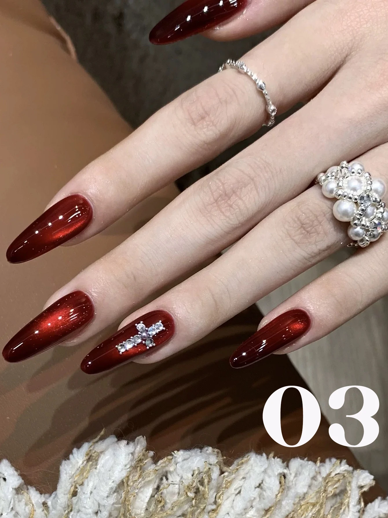 1-10pcs TC 2025 New Popular Cute Pet Glass Bead Cat Eye Gel Nail Polish Cherry Ruby Whitening Top Sale Nail Art Nail Supplies