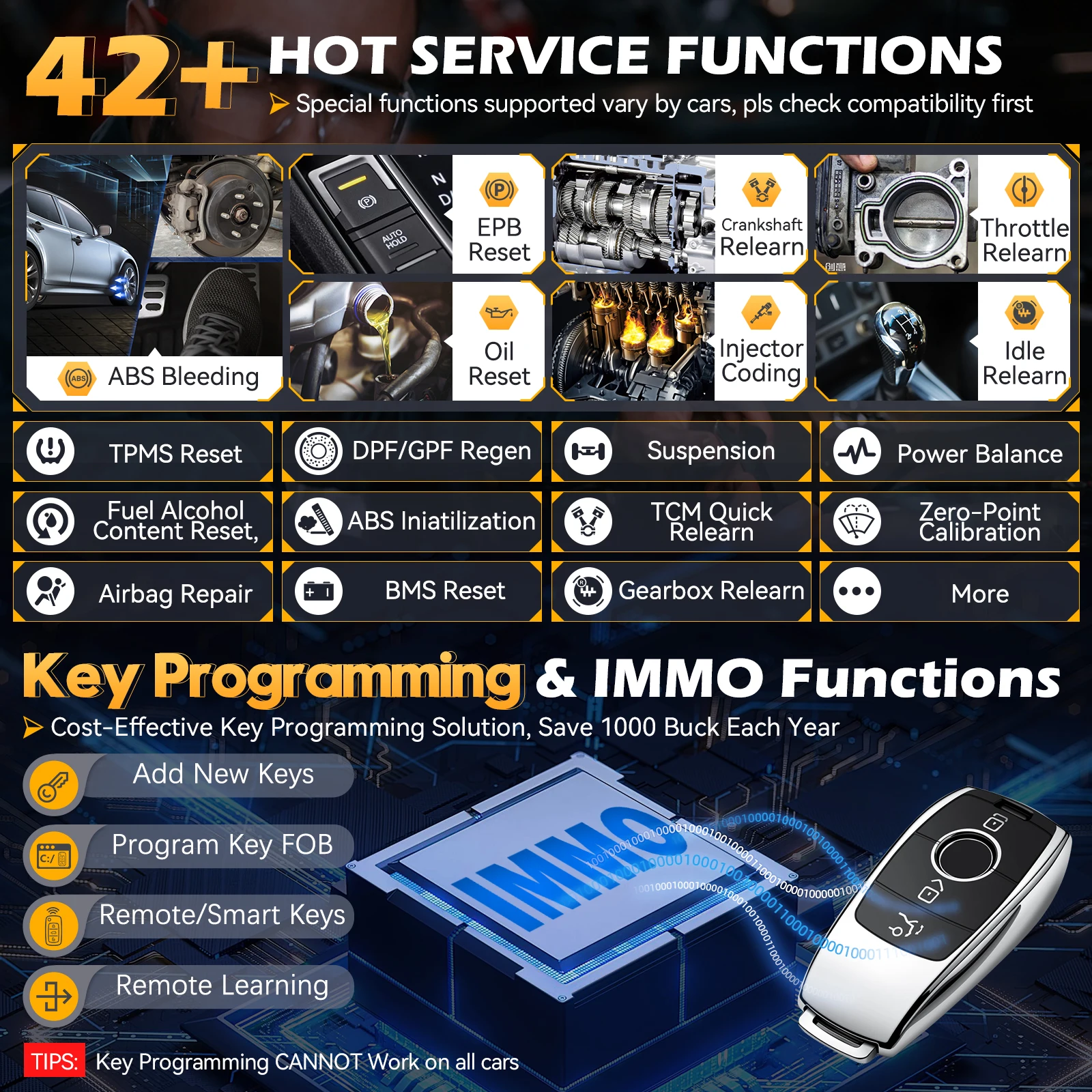 XTOOL D9S PRO Wireless WIFI Cars Diagnostic Tools ECU Programming For BENZ 42+ Resets Topology Map 3-Years Free FCA DoIP CAN FD