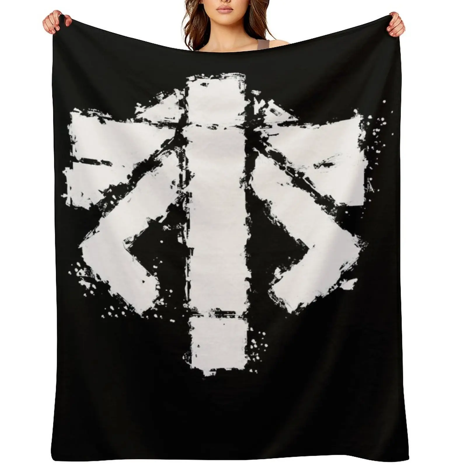 

XCOM Splatter Paint Throw Blanket Sleeping Bag Baby Single Decorative Sofa Blankets