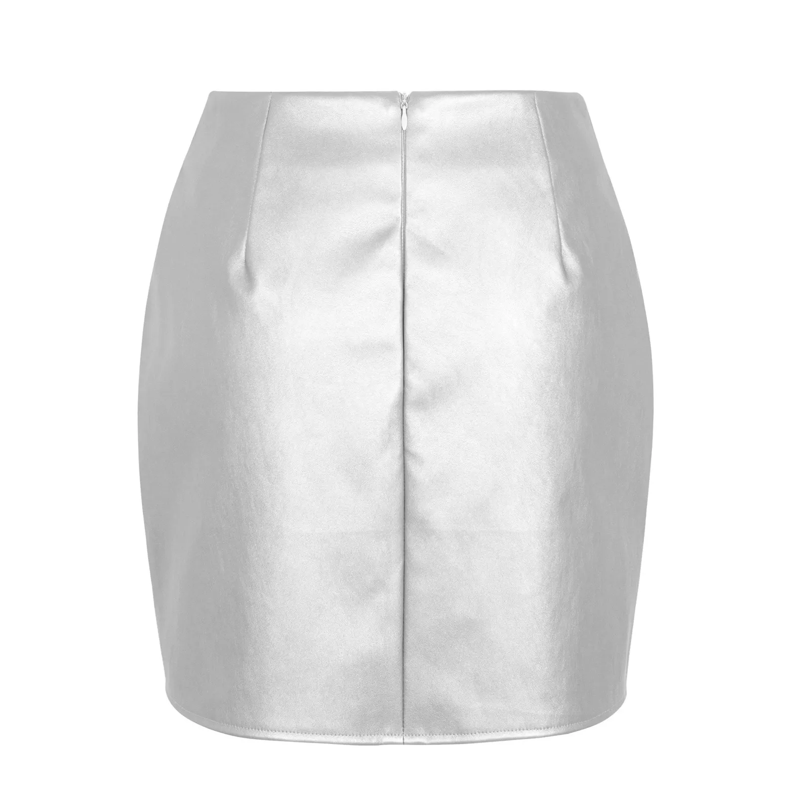 2025 Summer Fashion Satin Split Slim Skirts for Women Solid Color Elegant Skirt Women High Waist Loose Sexy A- Line Short Skirts