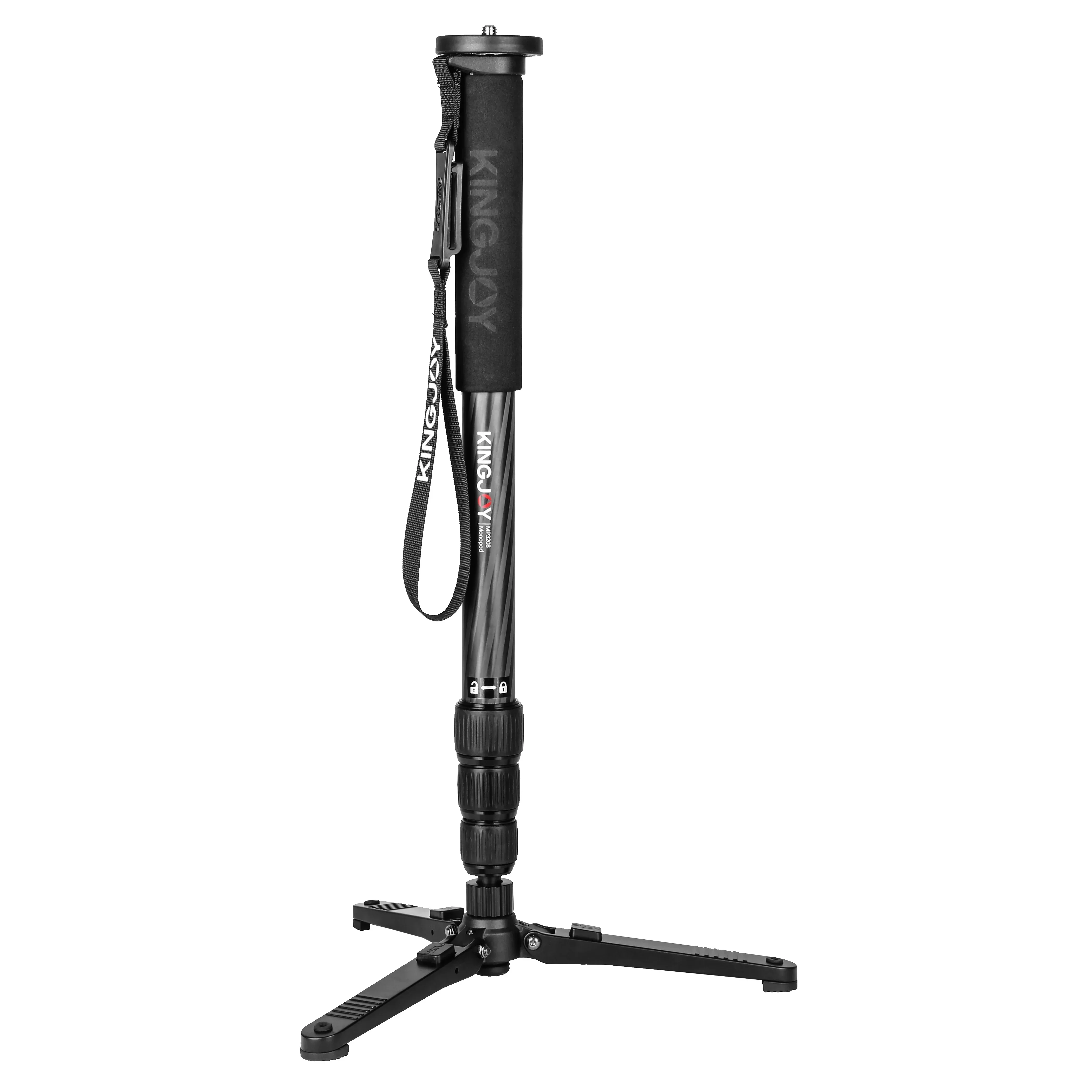 

Монопод-штатив Kingjoy из углеродного волокна, гибкая селфи-палка для спортивной и уличной съемки