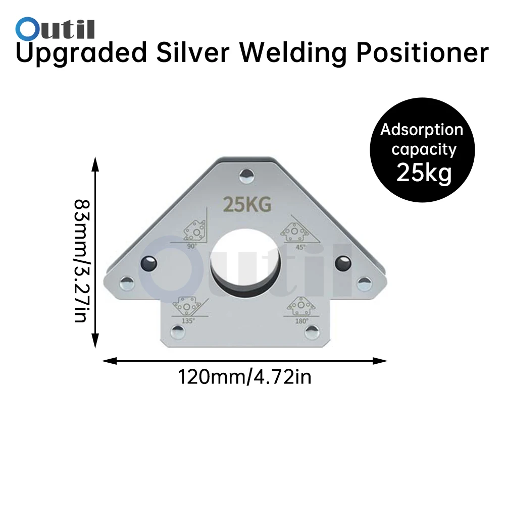 Strumenti ausiliari per saldatura elettrica posizionatore per saldatura magnetica saldatura elettrica assorbimento del ferro angolo retto magnete