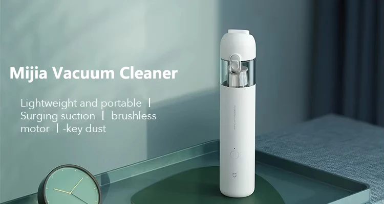 Original MIJIA Portable Handheld Vacuum Cleaner For Home Car Mini Wireless Dust Catcher Collector 13000PA Cyclone Suction