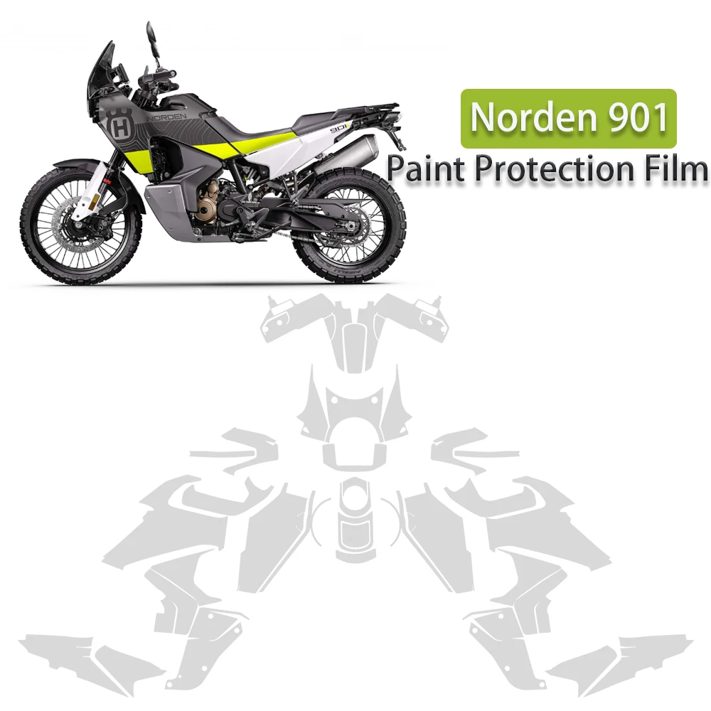 Norden 901 PPF Paint Protection Film For Husqvarna NORDEN901 Anti-Scratch Protective Motorcycle TPU Stickers Invisible Car Cover