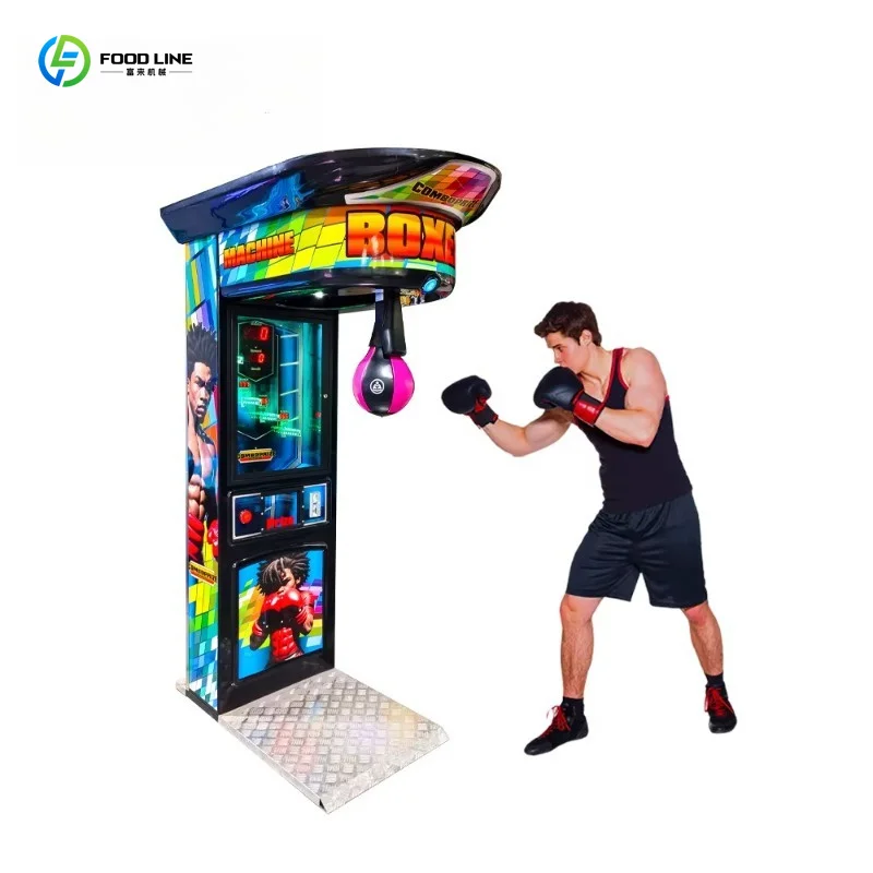 High Profit Indoor Sports Game Machine Coin Operated Boxing Video Game With Automatic Prize Redemption System