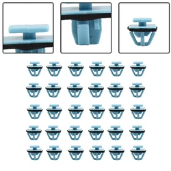 30pcs Car Rocker Panel Moulding Clips Door Panel Clip With Sealer Fastener For Kia For Hyundai Fender Flare Exterior Moulding
