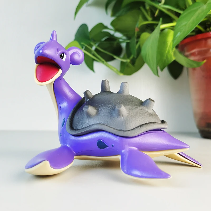 Pokemon อะนิเมะตัวเลข Lapras Gk ตุ๊กตาน่ารักมินิตุ๊กตารูปปั้น Pvc Collection เดสก์ท็อปตกแต่งเด็กวันเกิดของเล่นของขวัญ