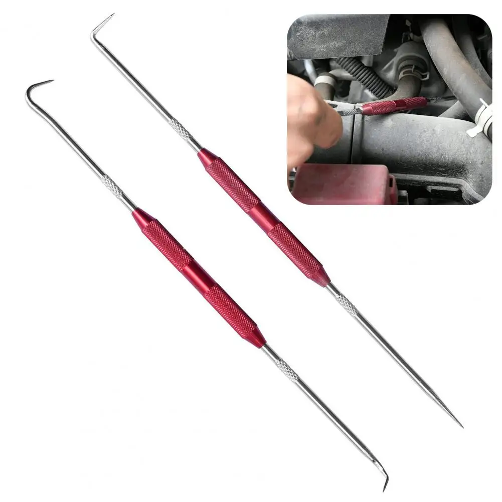 

Wear-resistant Lock Pick Automotive Hook Set with Precision Pick Decoder for Car Oil Seal Corrosion Resistant Tool Kit 2pcs Auto
