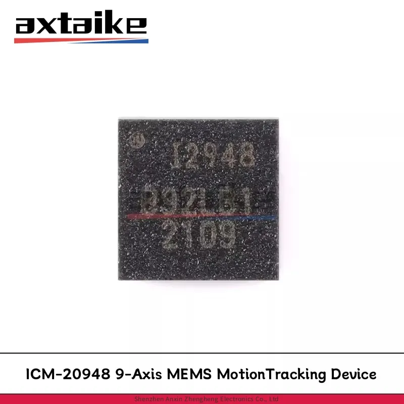 

ICM-20948 I2948 QFN-24 ICM20948 3x3mm 9-Axis MEMS MotionTracking Device SMD IC Acceleration Chip