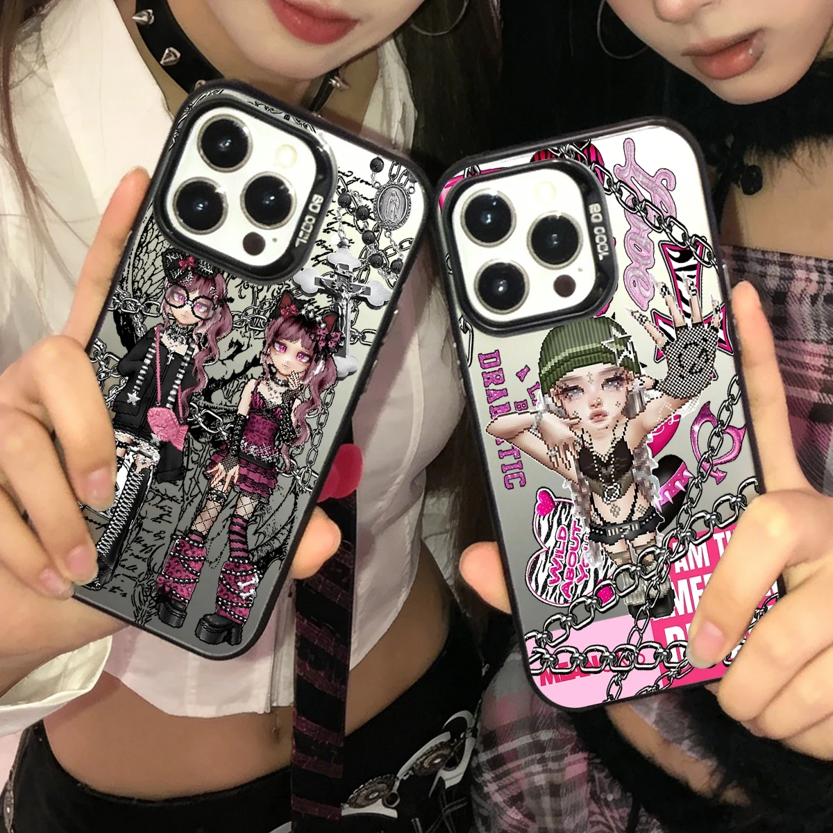 Y2K Hot Girl Phone Case for Infinix Hot Note Zero 60i 60 50 40 30 30i 20 20s 12 12i Smart 10 9 8 7 6 5 Pro Plus 4G 5G Back Cover