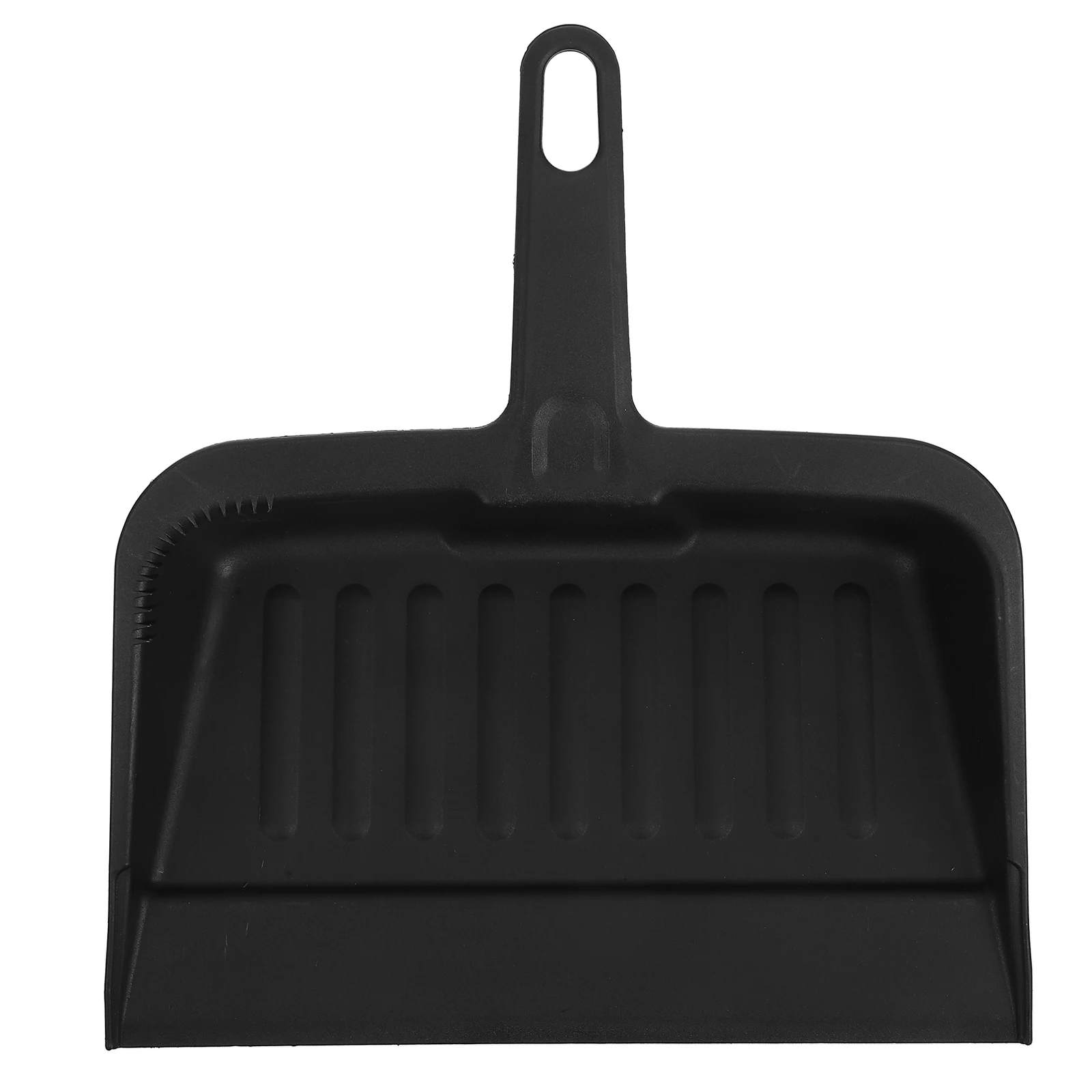 

Handheld Dustpan Black Flexible Plastic Sweeping Tool For Home Office Vehicle Large Capacity Lightweight Durable Dust Pan Lobby