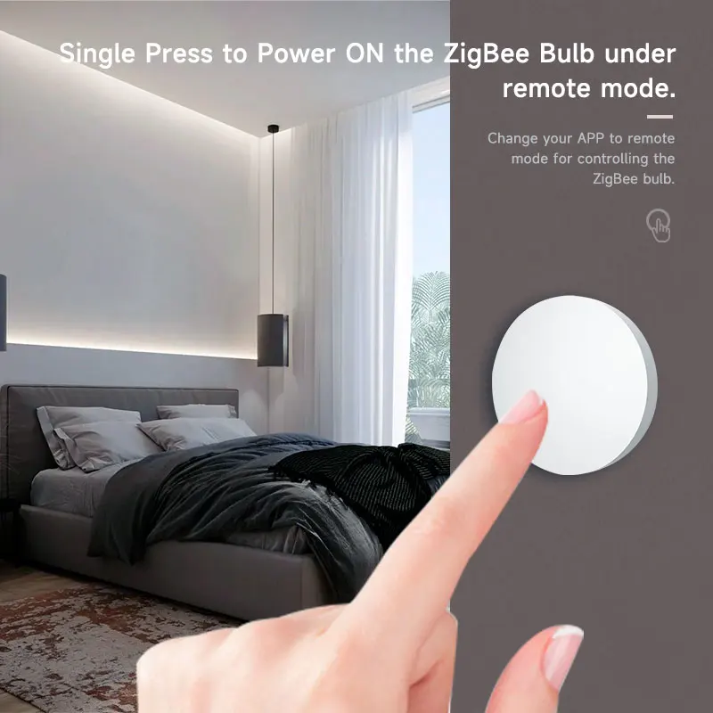 Tuya Zigbee Smart Wireless Scene Button Switch Remote Control Multi-scene Linkage Works with Alexa Google Voice Assistant