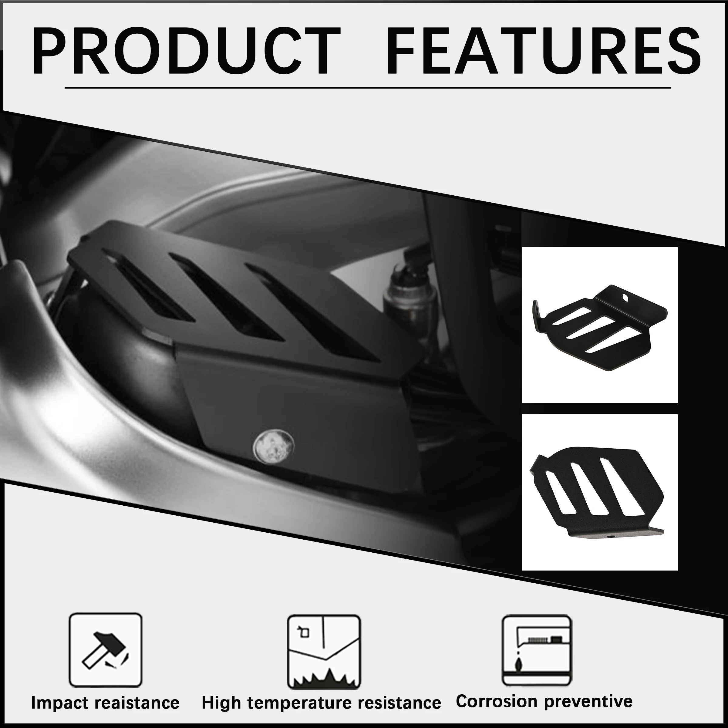 Motorcycle Aluminum Exhaust Flap Guard Cover Protection For BMW R1250GS LC ADV R 1250 GS R1250 GS Adventure R1200GS R1250GS Adv