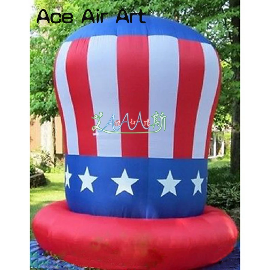 

8ft/10ft/13ft H Inflatable Helmet Model With Red and White Stripes For Trade Show/ Advertising/Decoration Made By Ace Air Art