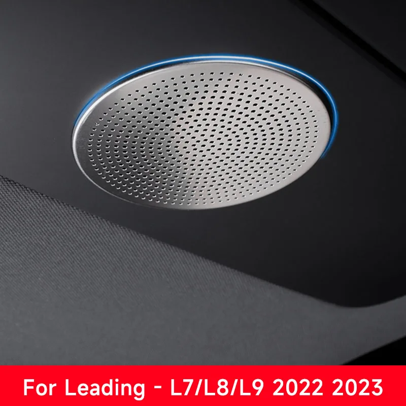 

for Leading Ideal Lixiang L7 L8 L9 2022 2023 A Pillar Roof Audio Stainless Steel Protective Cover Auto Interior Accessories