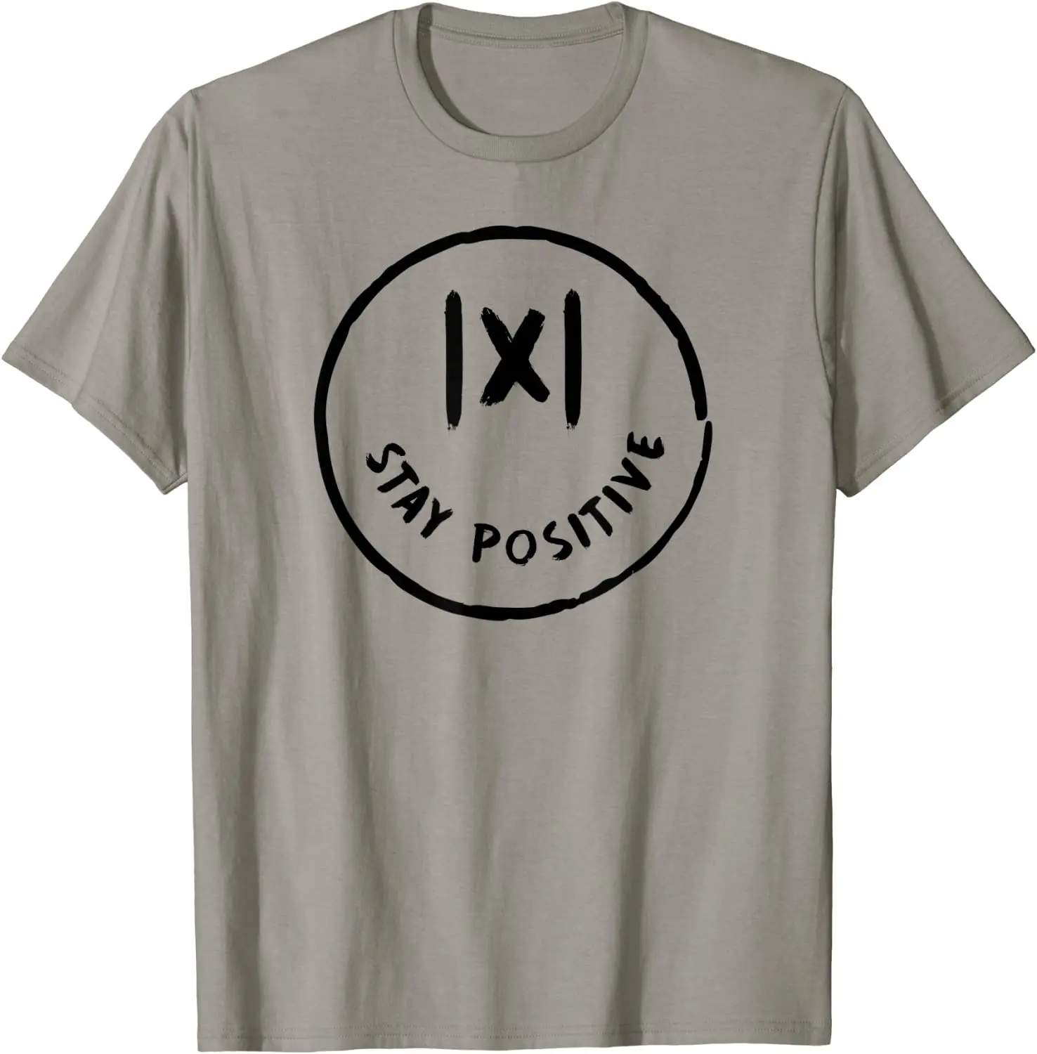 Math Positive X Funny Math T-Shirt Funny Cotton Men's Tees Party New  T Shirt