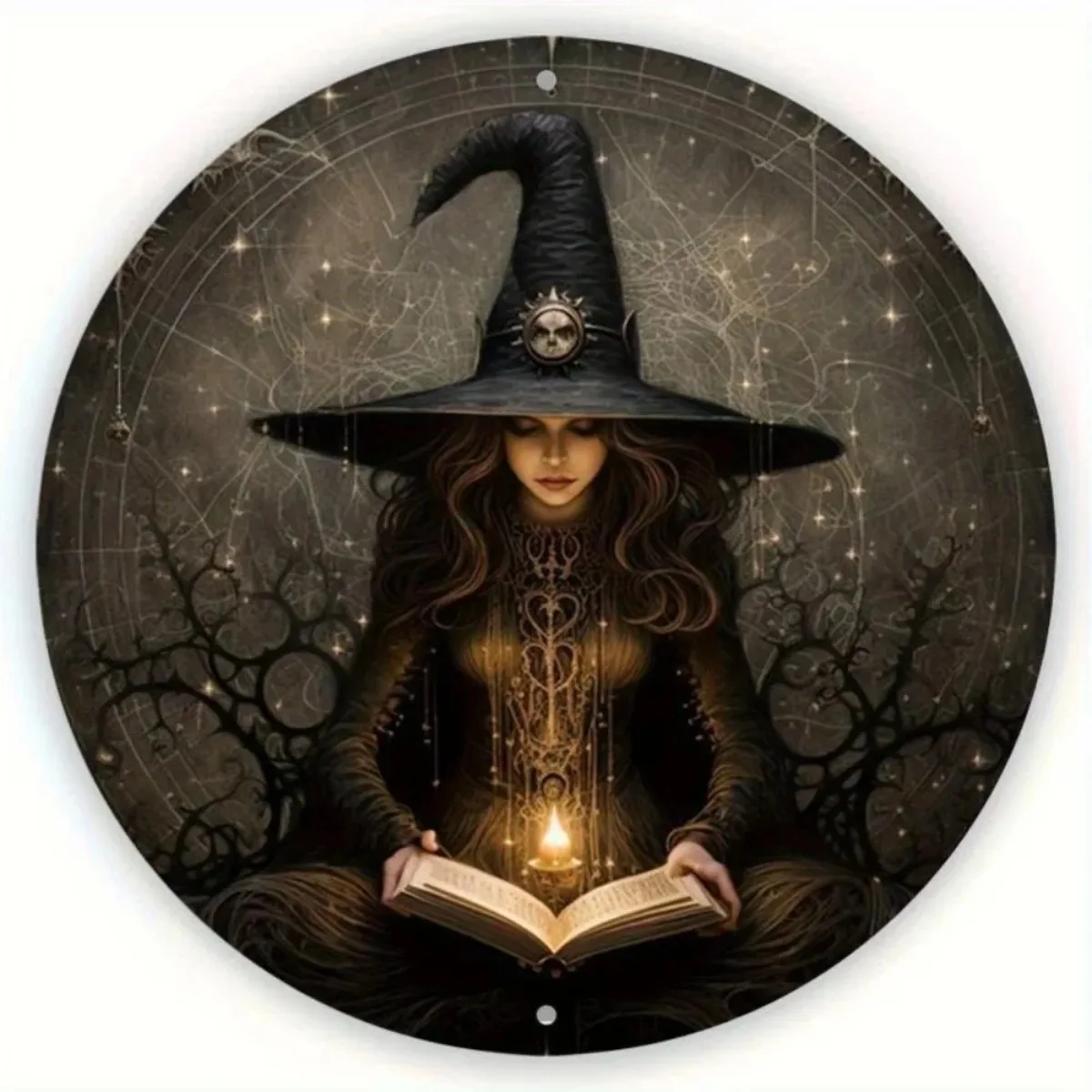 Hiasan Dinding Kreatif 2D Corak Penihir وBuku: Cocokpiar خانه، Ruang Tamu dan Kamari Tidur