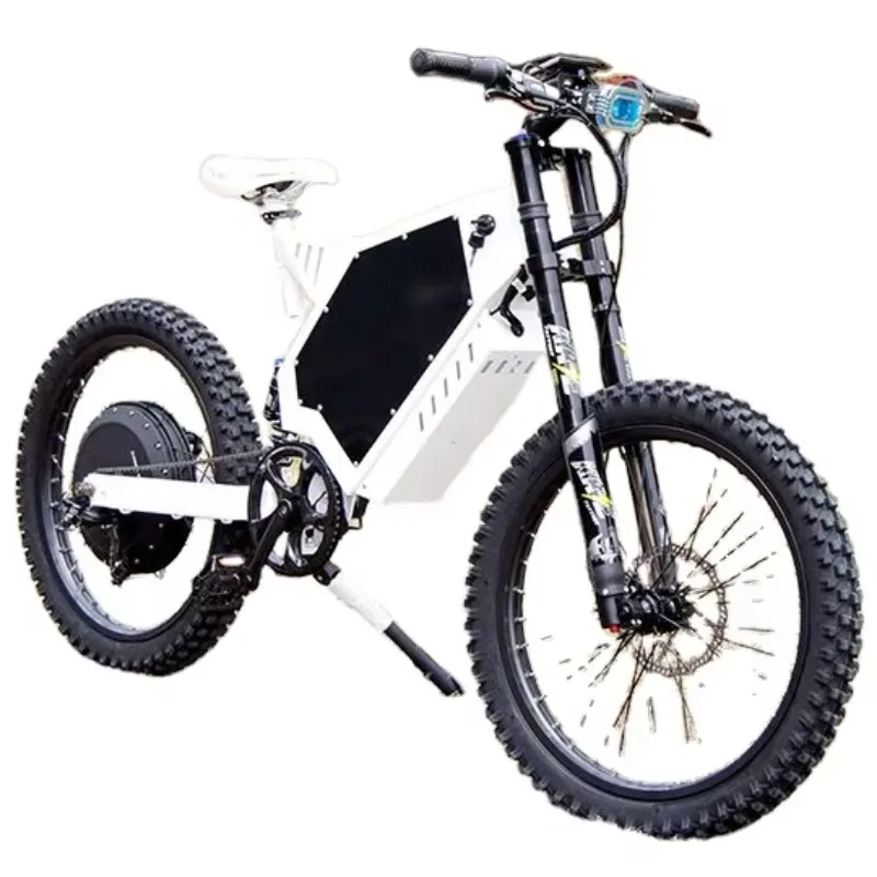 Modification Adult Full Suspension Enduro Electric Mountain Bike with 3000W-8000W Power Single Speed Lithium Battery & Smart Con