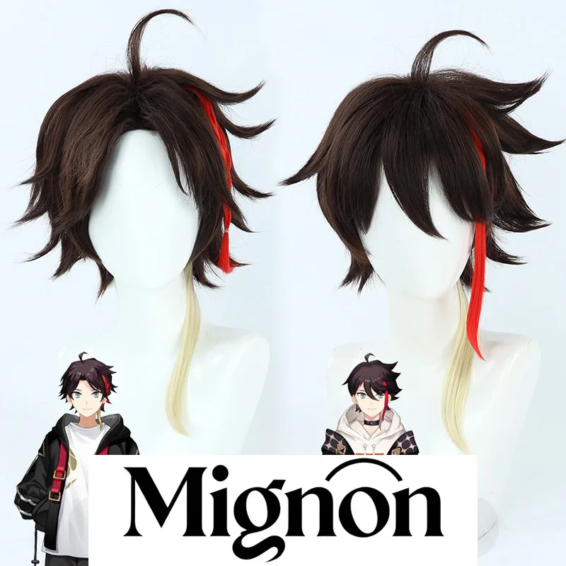 

VTuber Kanae cosplay wig deep purple Halloween gift