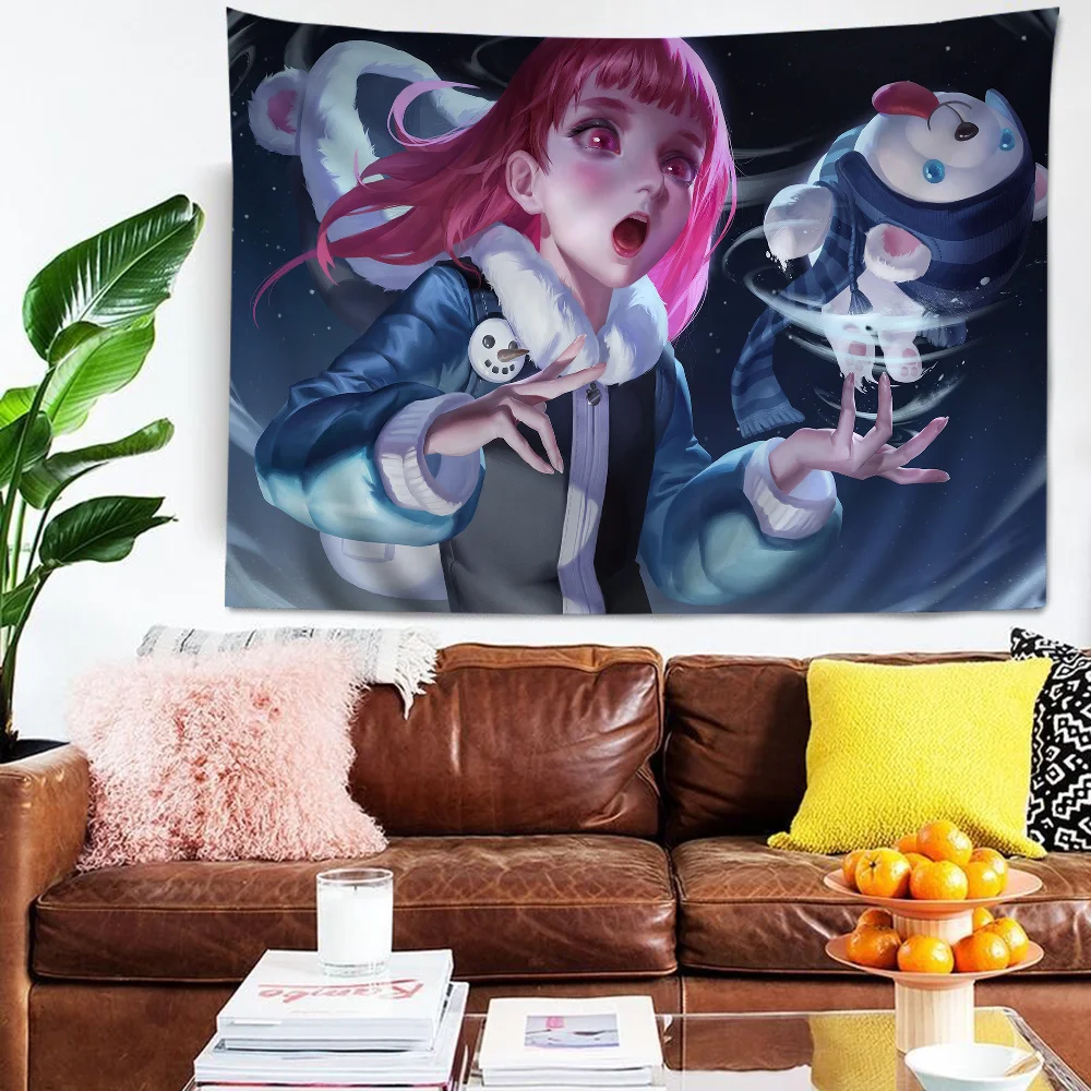 Annie League Of Legends Wall Tapestry Bohemian Wall Tapestries Mandala Wall Hanging Home Decor