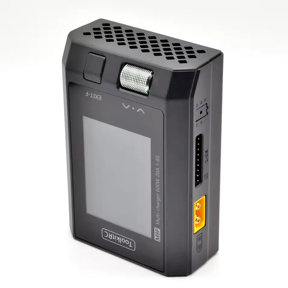 ToolkitRC M8P M8S نسخة مطورة 600 واط 20A تيار مستمر شاحن ميزان مفرغ ل 1-8S يبو بطارية مدقق ESC تستر استقبال