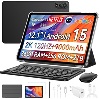 Blackview MEGA 2 Tablet PC SET Android 15 12'' 2K FHD+ Display 8GB+128GB, 12GB+256GB, 9000mAh, With Keyboard/Mouse/Stylus