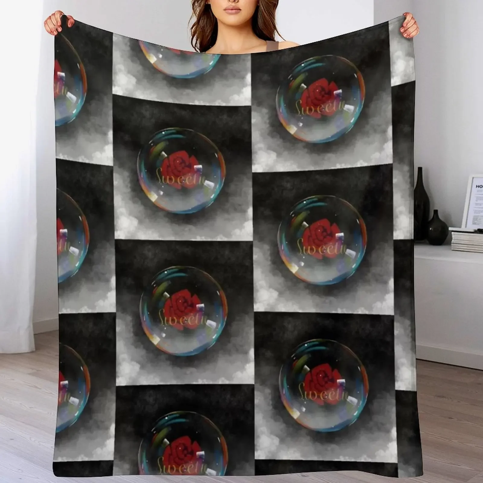 

Sweetie Throw Blanket christmas gifts Sofa Quilt Loose sofa bed Blankets