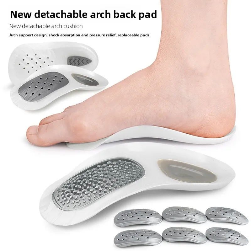 

Detachable Breathable Arch Support Insoles for Women & Men, Orthotic Cushions for Flat Feet