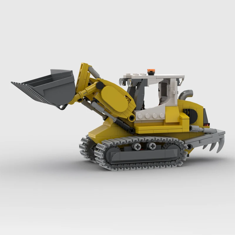 City Engineering Car Model MOC Building Bricks Crawler Loader Modular Technology Gifts Holiday Assemble Children Toys Suit