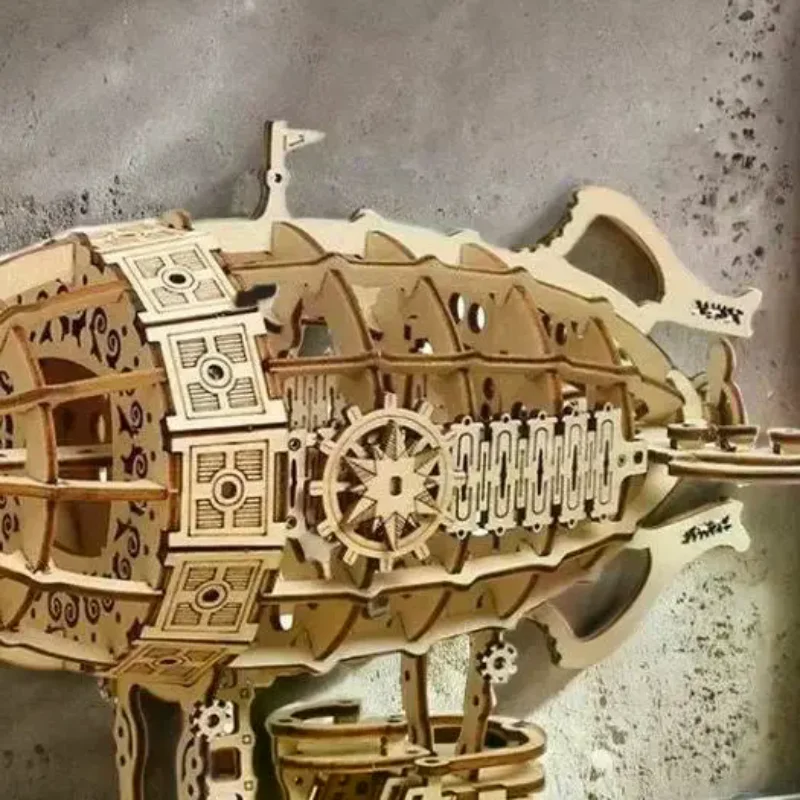 Set di costruzioni di modelli di puzzle di marmo in legno 3D fai-da-te creativo per adulti e adolescenti