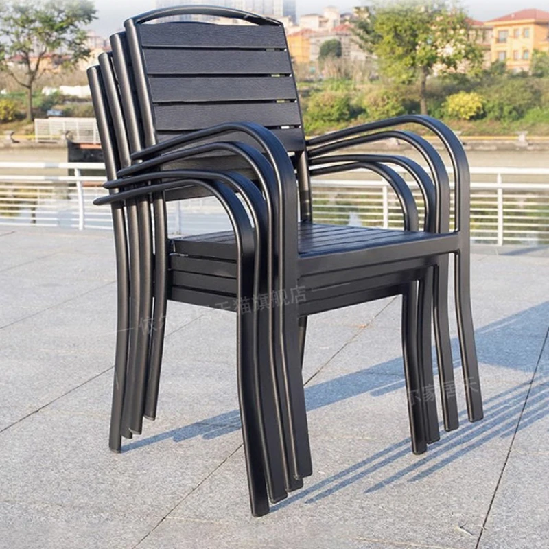 Nordic Modern Outdoor Garden Table Patio Lounge Dining Chairs Balcony Lawn Terrace Giardino Arredo Garden Furniture Sets WK50HY