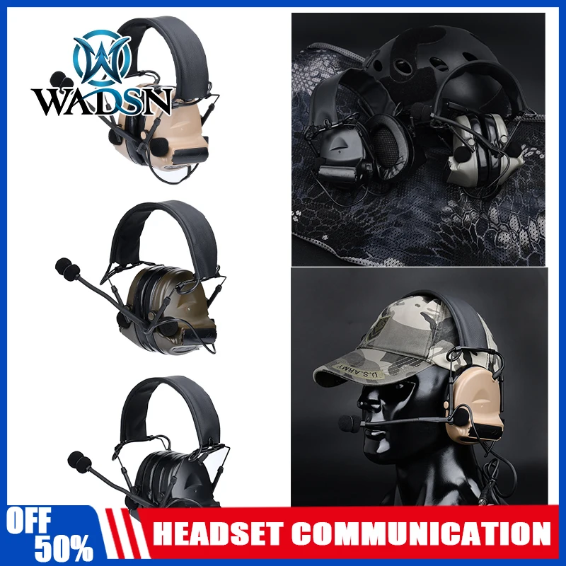 auriculares-tacticos-c2-wadsn-para-comunicacion-y-tiro-auriculares-airsoft-kenwood-u94-ptt-compatibles-con-kenwoo-u94-ptt