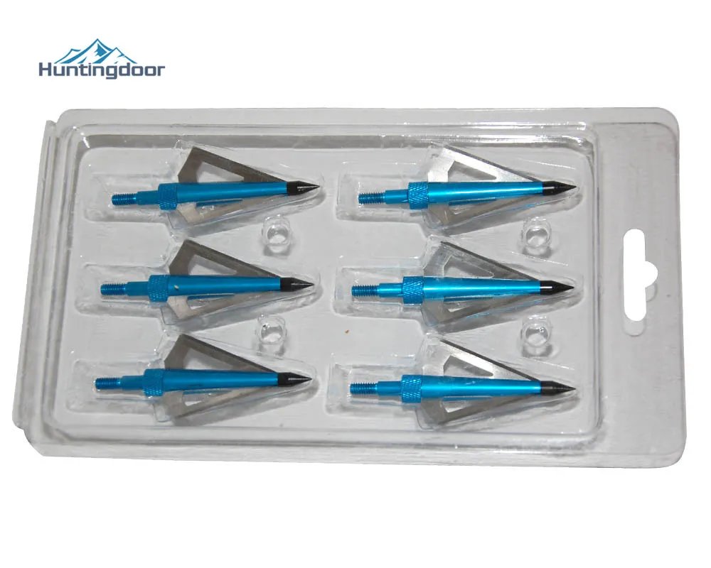 12PCS การล่าสัตว์ลูกศร Sharp 3ใบมีดสแตนเลสตกปลาลูกศรเคล็ดลับเหล็กอลูมิเนียม BroadHeads Crossbow