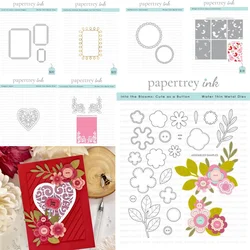 2025 Valentine's Day Love Heart Spring Blooms and Shape Die Cutting Hot Foil Plate for DIY Scrapbook Craft Greeting Card