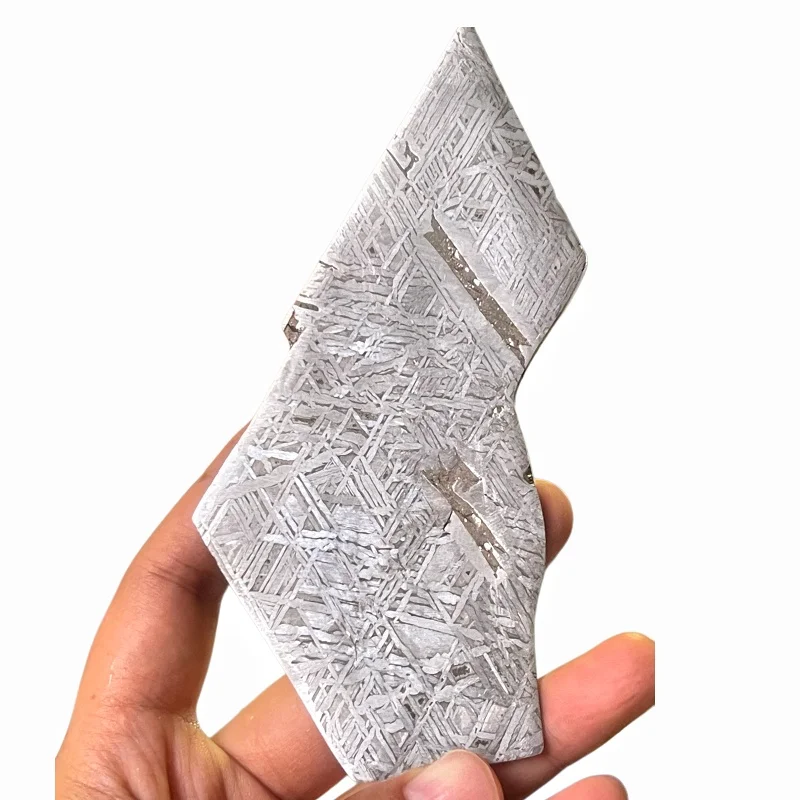 112.7g Muonionalusta Iron Meteorite Specimen Iron Meteorite Slice Natural Meteorite Material Collection - CC202