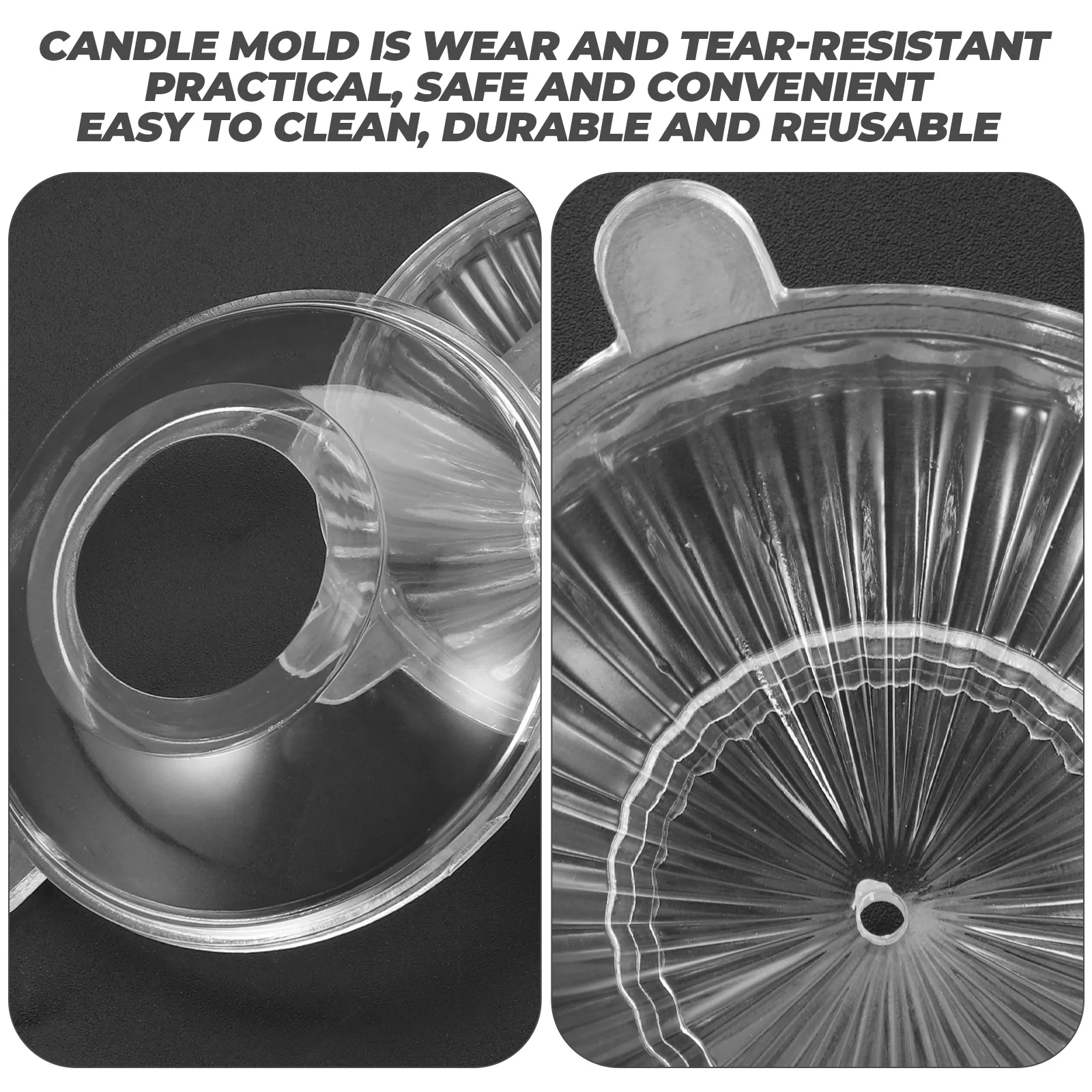

2pcs Floating Diy Plastic Molds For Making Reusable Mold Floating Casting Molds Multifunctional Diy Crafts Mold