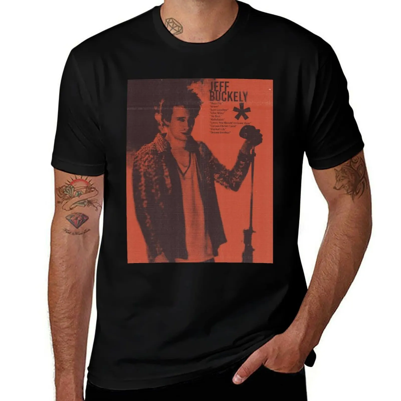

Jeff Buckley Grace T-Shirt Anti-Perspiration Workout Top