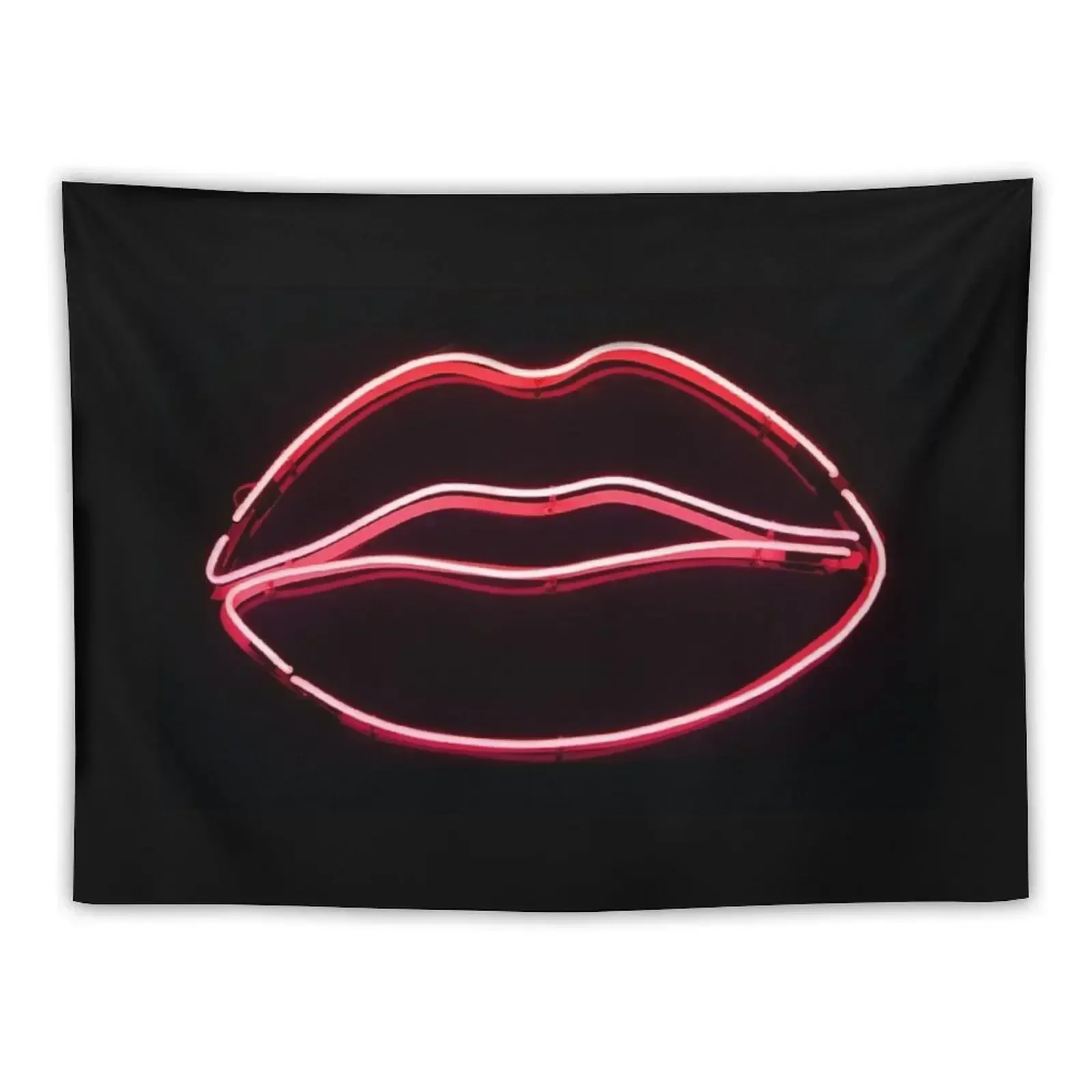 

Pink neon lips sign Tapestry Room Decor Wall Decor Hanging Wallpapers Home Decor Decoration For Bedroom Tapestry