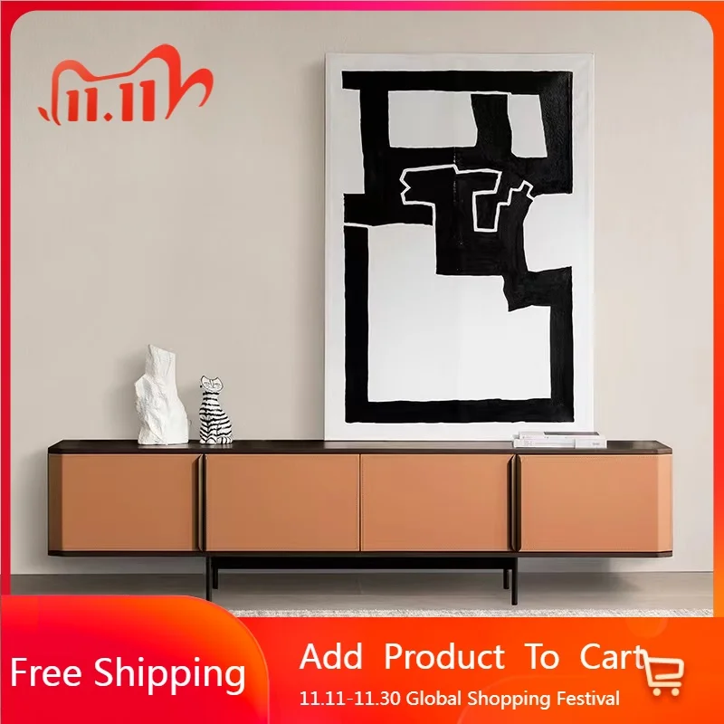 خزانة تلفزيون بتصميم إيطالي لغرفة المعيشة، ألعاب عالمية، تخزين أفلام عصرية، طاولة تلفزيون، وحدة تحكم، أثاث موبليس #1