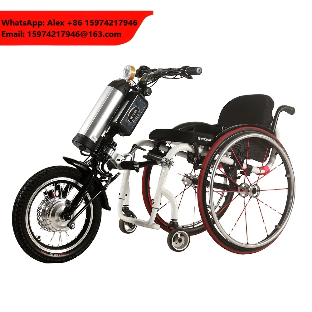 Wisking Q2 Adult Handicapped Wheelchair Handcycle Handbike Wheelchair Trike Wheelchair Tractor With 36V/15AH Lithium Battery