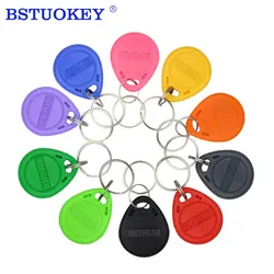 10pcs RFID Tag 125KHz Proximity RFID Card Keyfobs Key Fob Access Control Reader Smart ID Card Color Keyfob