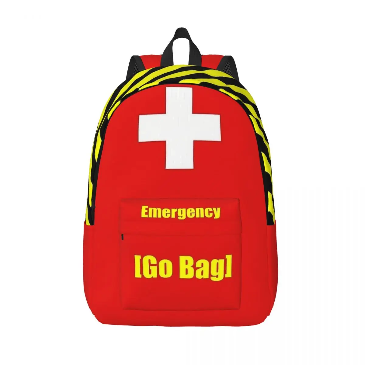 Emergency Go Medical Desaster Mochila de primeiros socorros, mochila do estudante do ensino médio elementar, homens e mulheres Daypack Sports